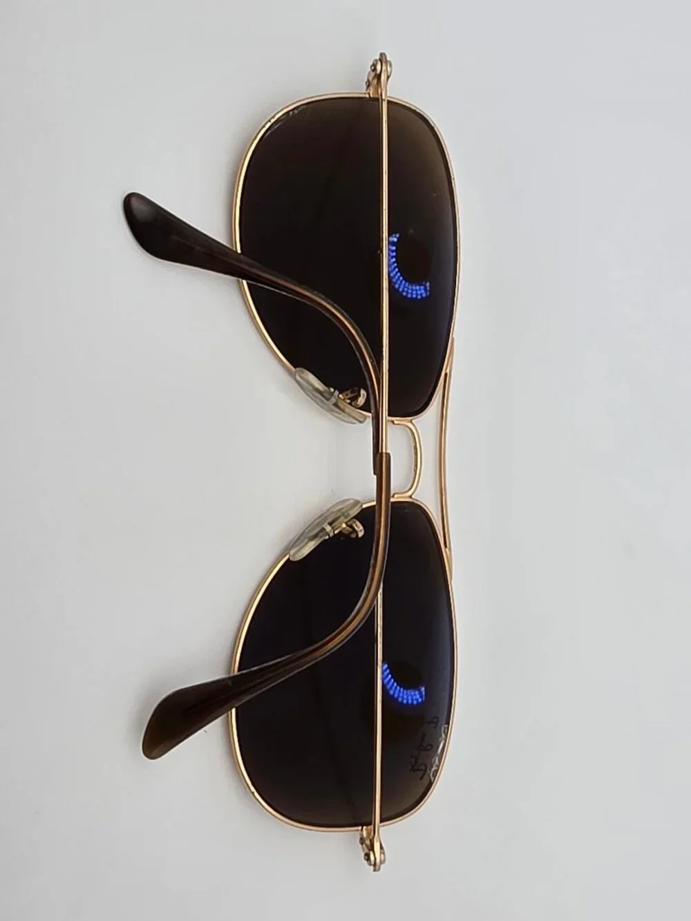 Ray-Ban RB3362 Cockpit Gold Frame Polarized Brown B-15 Lens Aviator Sunglasses